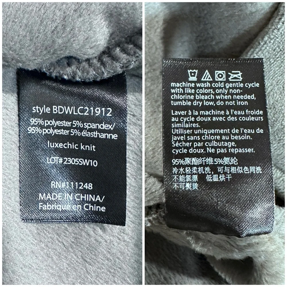 Barefoot Dreams LuxChic Grey Funnel Neck Pullover NWT [13164] - Picture 8 of 8